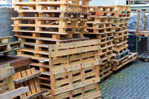 Operational manager reviewing waste collection records